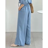 [低身長/高身長サイズ有]楊柳クレープストレートパンツ | Re:EDIT | 詳細画像27 