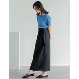 [新色追加][低身長サイズ有]コットンリネンラップ風スカート | Re:EDIT | 詳細画像11 