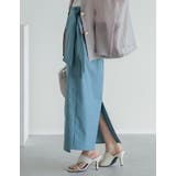 [新色追加][低身長サイズ有]コットンリネンラップ風スカート | Re:EDIT | 詳細画像24 