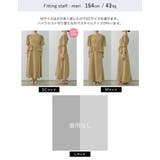 [低身長サイズ有]パフスリーブウエストフリルペプラムワンピース | Re:EDIT | 詳細画像28 