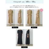[低身長サイズ有]パフスリーブウエストフリルペプラムワンピース | Re:EDIT | 詳細画像29 