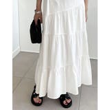 [低身長サイズ有]コットンティアードフリルスカート | Re:EDIT | 詳細画像9 