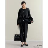 パールモチーフボタンフリルダンボールブルゾン | Re:EDIT | 詳細画像5