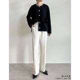 パールモチーフボタンフリルダンボールブルゾン | Re:EDIT | 詳細画像15