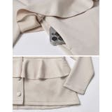 パールモチーフボタンフリルダンボールブルゾン | Re:EDIT | 詳細画像21