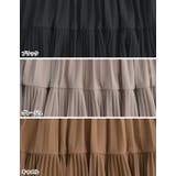 [低身長サイズ有]カットジョーゼットダブルプリーツスカート | Re:EDIT | 詳細画像17 