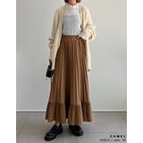 [低身長サイズ有]カットジョーゼットダブルプリーツスカート | Re:EDIT | 詳細画像10 