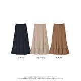 [低身長サイズ有]カットジョーゼットダブルプリーツスカート | Re:EDIT | 詳細画像16 