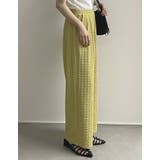 [低身長サイズ有]カットジャガードストレートパンツ | Re:EDIT | 詳細画像27 