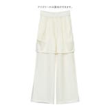 [低身長サイズ有]カットジャガードストレートパンツ | Re:EDIT | 詳細画像36 