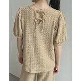 カットジャガードバックリボンフレアトップス | Re:EDIT | 詳細画像12