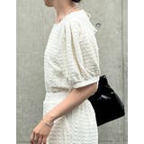 カットジャガードバックリボンフレアトップス | Re:EDIT | 詳細画像9