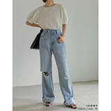 カットジャガードバックリボンフレアトップス | Re:EDIT | 詳細画像25