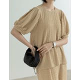 カットジャガードバックリボンフレアトップス | Re:EDIT | 詳細画像33