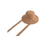 キャメルベージュ(004) | [2WAY]リネンライクベルト付きバケットハット | Re:EDIT