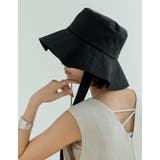 [2WAY]リネンライクベルト付きバケットハット | Re:EDIT | 詳細画像4 