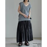 起毛MIXブークレVネックニットベスト | Re:EDIT | 詳細画像34 