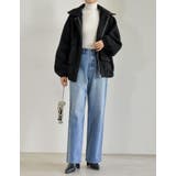 ウール混シャギーオーバーサイズフライトジャケット | Re:EDIT | 詳細画像15