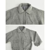 ウール混シャギーオーバーサイズフライトジャケット | Re:EDIT | 詳細画像24