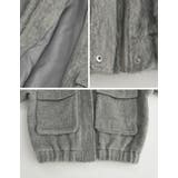 ウール混シャギーオーバーサイズフライトジャケット | Re:EDIT | 詳細画像26