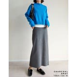 [低身長サイズ有][洗濯機で洗える]ミラノリブナローニットスカート | Re:EDIT | 詳細画像11 