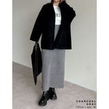 [低身長サイズ有][洗濯機で洗える]ミラノリブナローニットスカート | Re:EDIT | 詳細画像24 