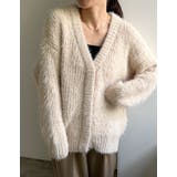 オーバーサイズフェザーニットカーディガン | Re:EDIT | 詳細画像2