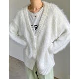 オーバーサイズフェザーニットカーディガン | Re:EDIT | 詳細画像3