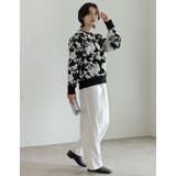 ジャガード編みフラワー柄ニットプルオーバー | Re:EDIT | 詳細画像10