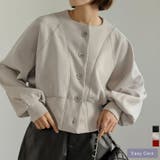 [イージーケア]ライトダンボールラグランVネックショートカーディガン | Re:EDIT | 詳細画像1 