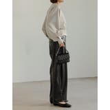 [イージーケア]ライトダンボールラグランVネックショートカーディガン | Re:EDIT | 詳細画像21 