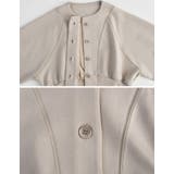 [イージーケア]ライトダンボールラグランVネックショートカーディガン | Re:EDIT | 詳細画像23 