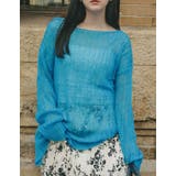 [2025SS COLLECTION]起毛シアーメッシュニットトップス | Re:EDIT | 詳細画像2 