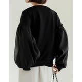 オーガンジーボリューム袖ダンボールオーバーサイズプルオーバー | Re:EDIT | 詳細画像12