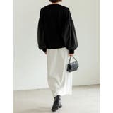 オーガンジーボリューム袖ダンボールオーバーサイズプルオーバー | Re:EDIT | 詳細画像13