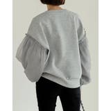 オーガンジーボリューム袖ダンボールオーバーサイズプルオーバー | Re:EDIT | 詳細画像17