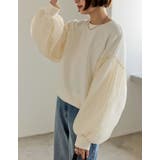 オーガンジーボリューム袖ダンボールオーバーサイズプルオーバー | Re:EDIT | 詳細画像3