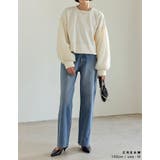 オーガンジーボリューム袖ダンボールオーバーサイズプルオーバー | Re:EDIT | 詳細画像7