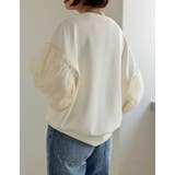 オーガンジーボリューム袖ダンボールオーバーサイズプルオーバー | Re:EDIT | 詳細画像9