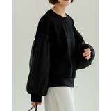 オーガンジーボリューム袖ダンボールオーバーサイズプルオーバー | Re:EDIT | 詳細画像24