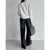 [イージーケア]ダンボールロゴプリントプルオーバー | Re:EDIT | 詳細画像8 