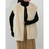 丈が選べるフェイクファーベスト | Re:EDIT | 詳細画像14