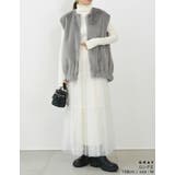 丈が選べるフェイクファーベスト | Re:EDIT | 詳細画像23