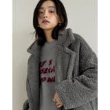 ボアビッグカラーダブルチェスターコート | Re:EDIT | 詳細画像17