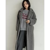 ボアビッグカラーダブルチェスターコート | Re:EDIT | 詳細画像22