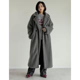 ボアビッグカラーダブルチェスターコート | Re:EDIT | 詳細画像23