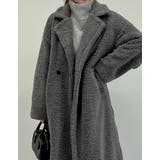 ボアビッグカラーダブルチェスターコート | Re:EDIT | 詳細画像24