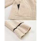 ビッグカラーフェイクレザーパイピングフレアボアコート | Re:EDIT | 詳細画像34