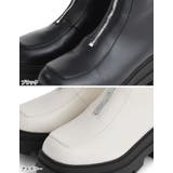 [大きいサイズ有]フロントジップトラックソールブーツ | Re:EDIT | 詳細画像19 