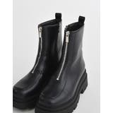 [大きいサイズ有]フロントジップトラックソールブーツ | Re:EDIT | 詳細画像26 